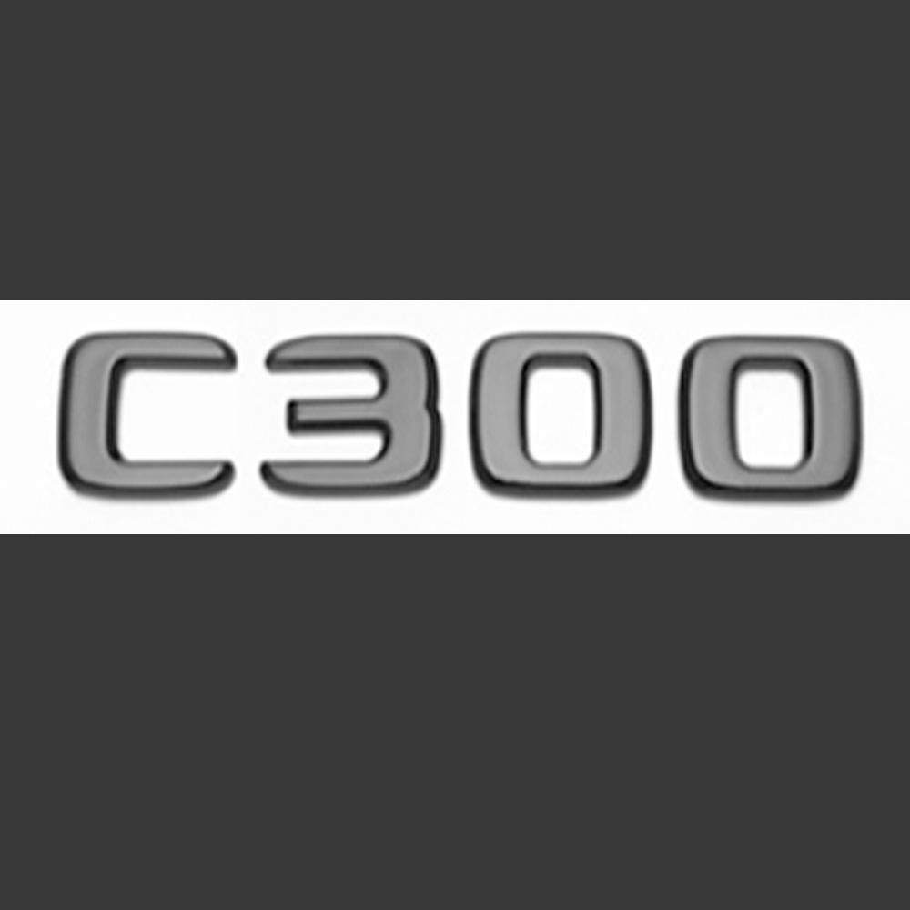 Pour Mercedes Benz AMG W204 W205 W206 C200 C220 C220d C300 C400 C250 C260 Logo Voiture ABS 3D Lettres de Coffre Badges Accessoires