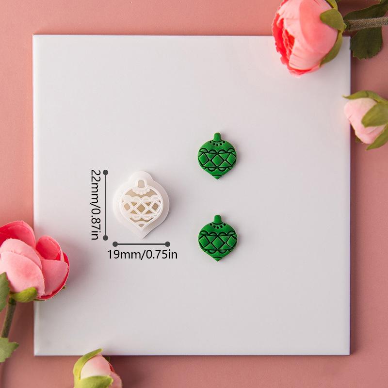 Embossing Tools Soft Pottery Earrings Clay Mold Bells Socks Crystal Ball  Cutting Mold