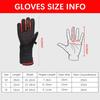 Rechargeable Heated Gloves with Auto Adjustable Warmth Comfort Practical Nylon Construction Outdoor Winter Use