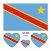 World Cup 2026 National Flag Waterproof Tattoo Stickers for Sports
