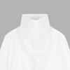 LESS 2024 Winter Cotton Blend Stand Collar Long Sleeve Shirt