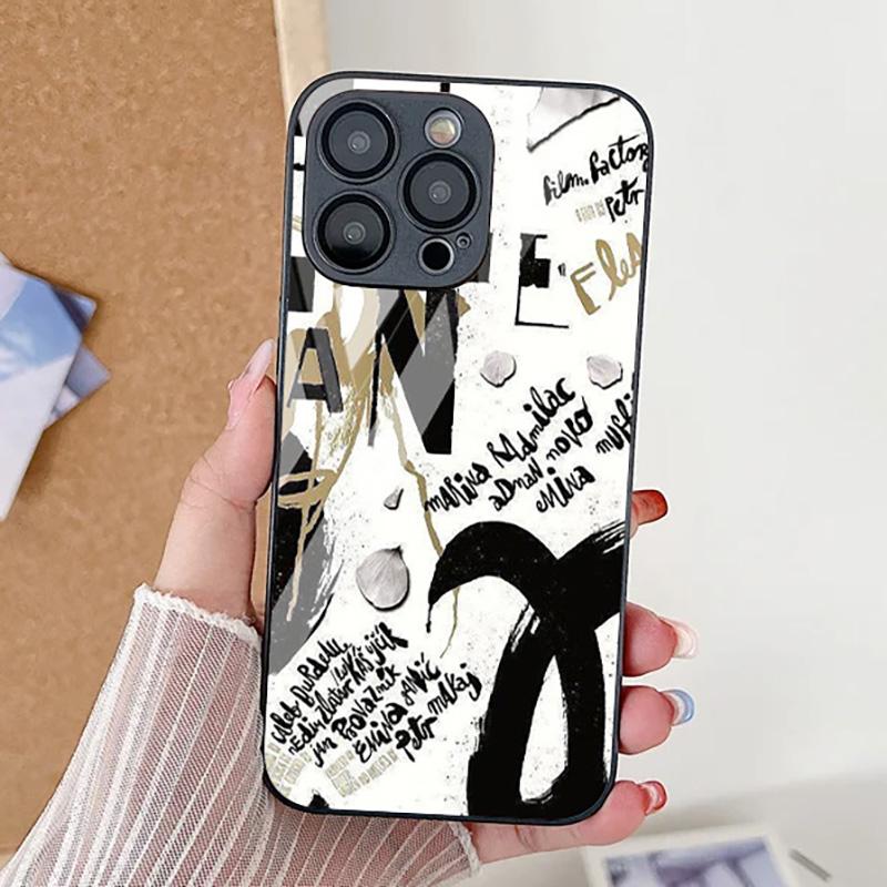 Hülle aus gehärtetem Glas für iPhone 15 Pro Max Funda iPhone 11 13 14 15 12 XR 7 8 Plus X Xs 13pro 15pro Leopard-Print-Hülle Coque