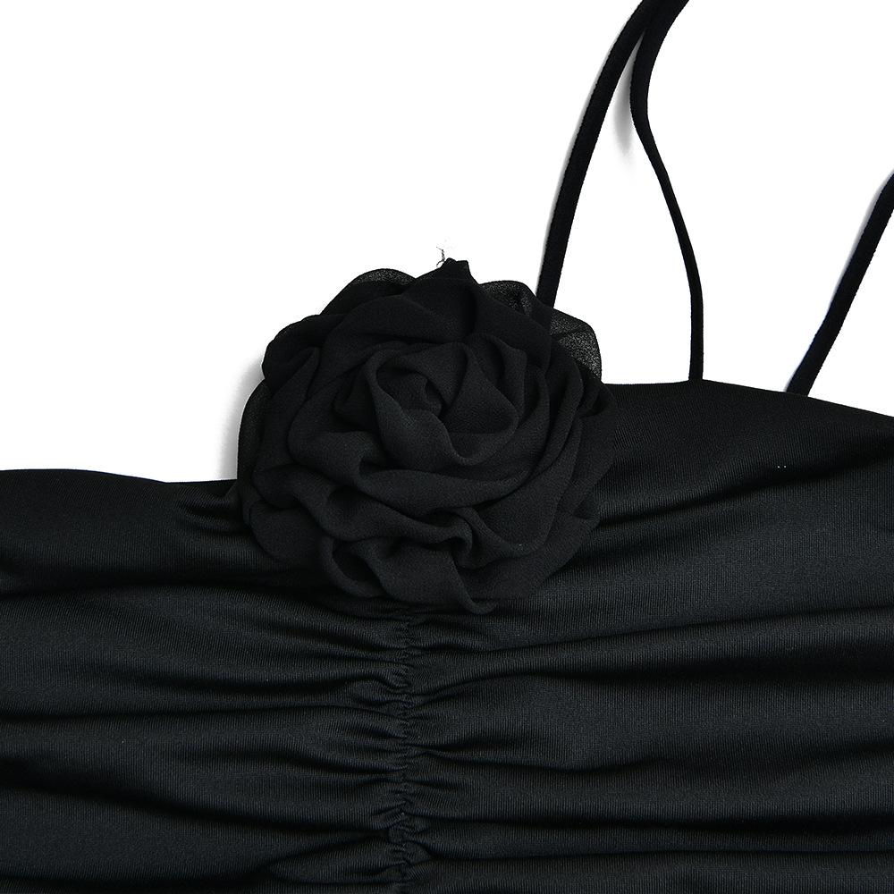 Summer Hanging Neck Sheath Backless Waistless Long Dresses