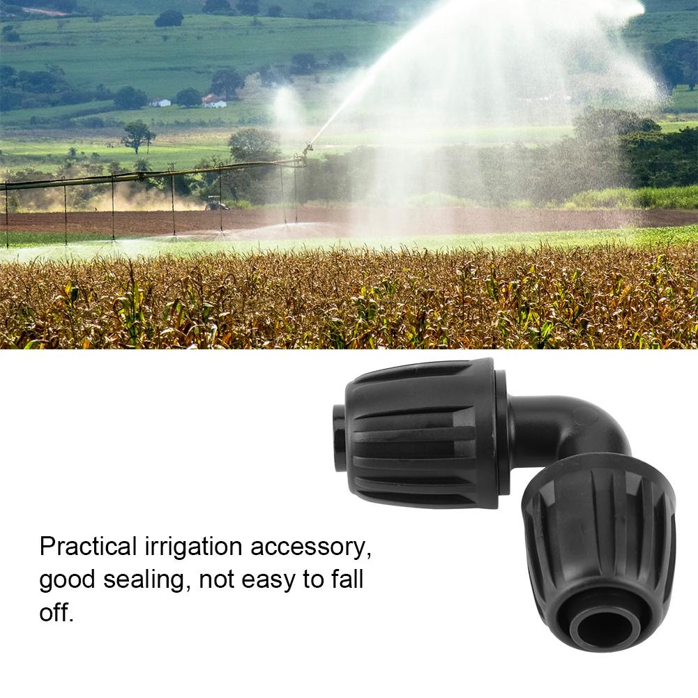 10Pcs Garden Water Tube Hose POM Elbow Connector Adapter Agricultural Irrigation Accessory