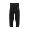 Mens Hooded Fleece-Lined Cotton Sweatshirt Jogger Set Hip Hop Streetwear Winter Casual Outfit