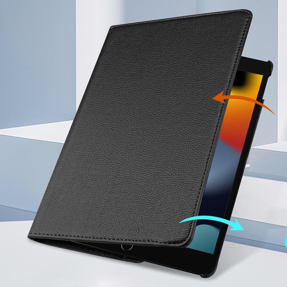 Case for iPad 11" 2025 A16 (11th Gen.) / iPad 10.9" 2022 (10th Gen.), 360 Rotation, Black