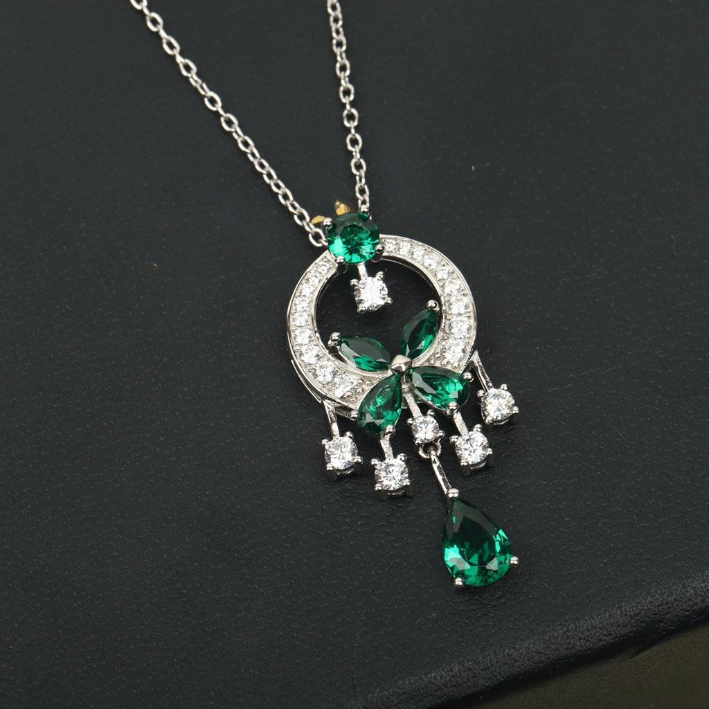 Garden butterfly necklace does not fade, female high-end sense, phantom butterfly fringed necklace design sense