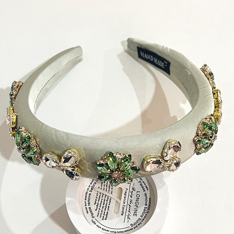 

Барочная высокая повязка на голову с черепом, креативная повязка на голову с цветком и стразами, универсальная заколка для волос, аксессуары для волос