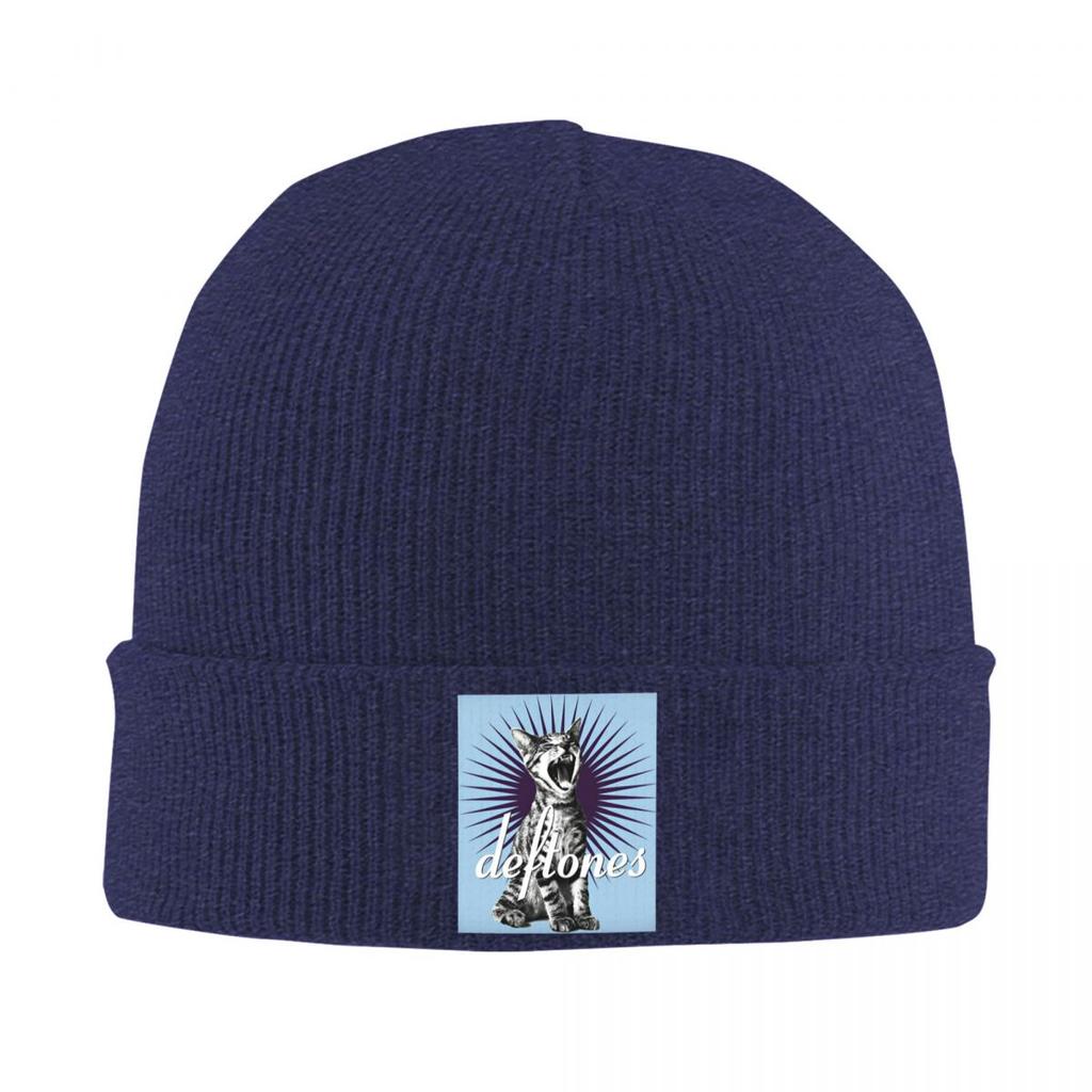 PP Skull Deftone White Ohms Around Warm Knitted Cap Winter Knit Bonnet Hat Skullies Beanies Hip Hop Caps for Unisex