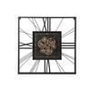 Metal and Glass Wall Clock - Home ESPRIT - Multicolor - 86x86.5x12 Cm - Modern Design - Interior Decoration