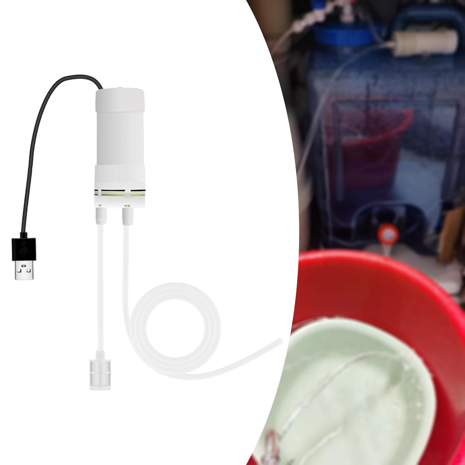 

Mini Hand-held Water Pump for Balconies Or Patios. Portable, USB-powered Remover 3M Pipe