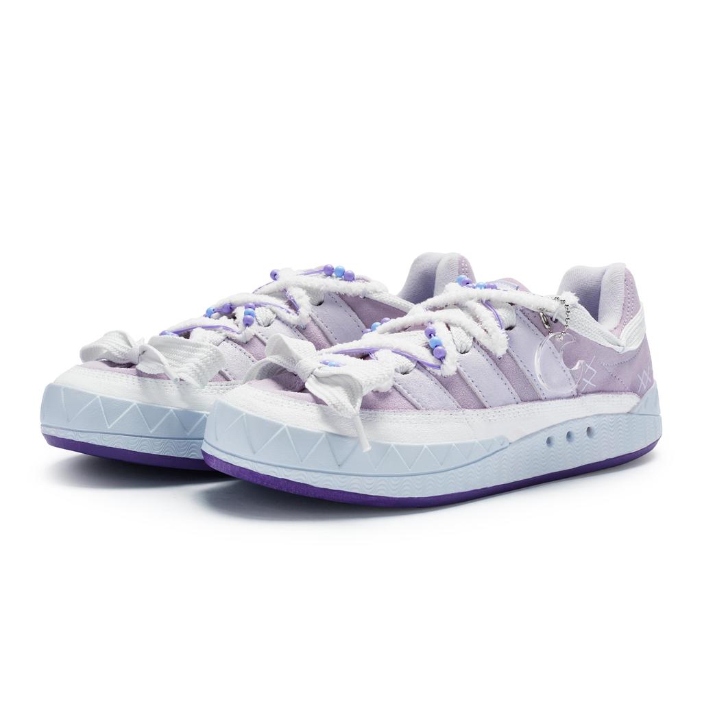 Adidas Originals Adimatic Low top Skateboard Shoes Unisex Light Purple White GY2089(Team80-)