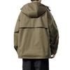 Multi-pocket Autumn Hooded Outdoor New Jacket Men's Casual Korean Style Jacket Handsome Jacket Couple Style