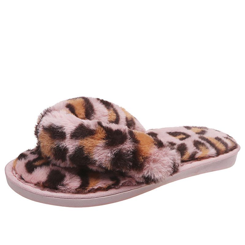 2023 Women's European & American Style Herringbone Fur Flat Slippers
