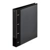 LIHIT LAB Myfa F3300-24 A4 4-Ring Collection File, Jet Black