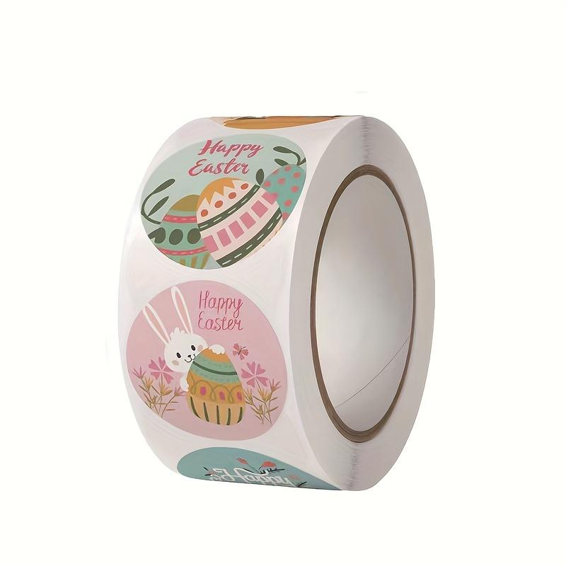 1000pcs/500pcs Easter-Themed Stickers - Self-Adhesive Egg & Bunny Designs for Party Favors, Gift Wrapping & Decorations