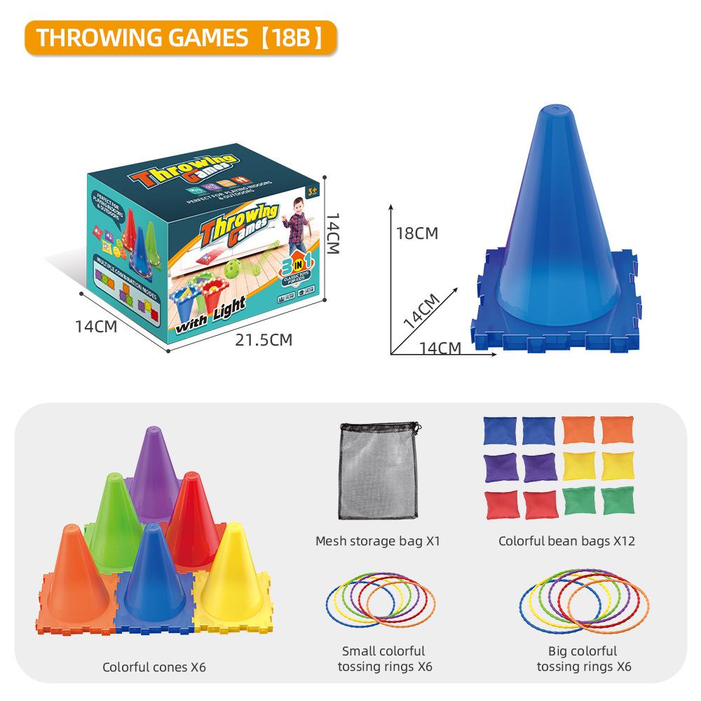 

Игры для вечеринок Отдых на свежем воздухе Групповое строительство Многопользовательские интерактивные светящиеся игрушки Семейный подарок на день рождения Бросок 18B