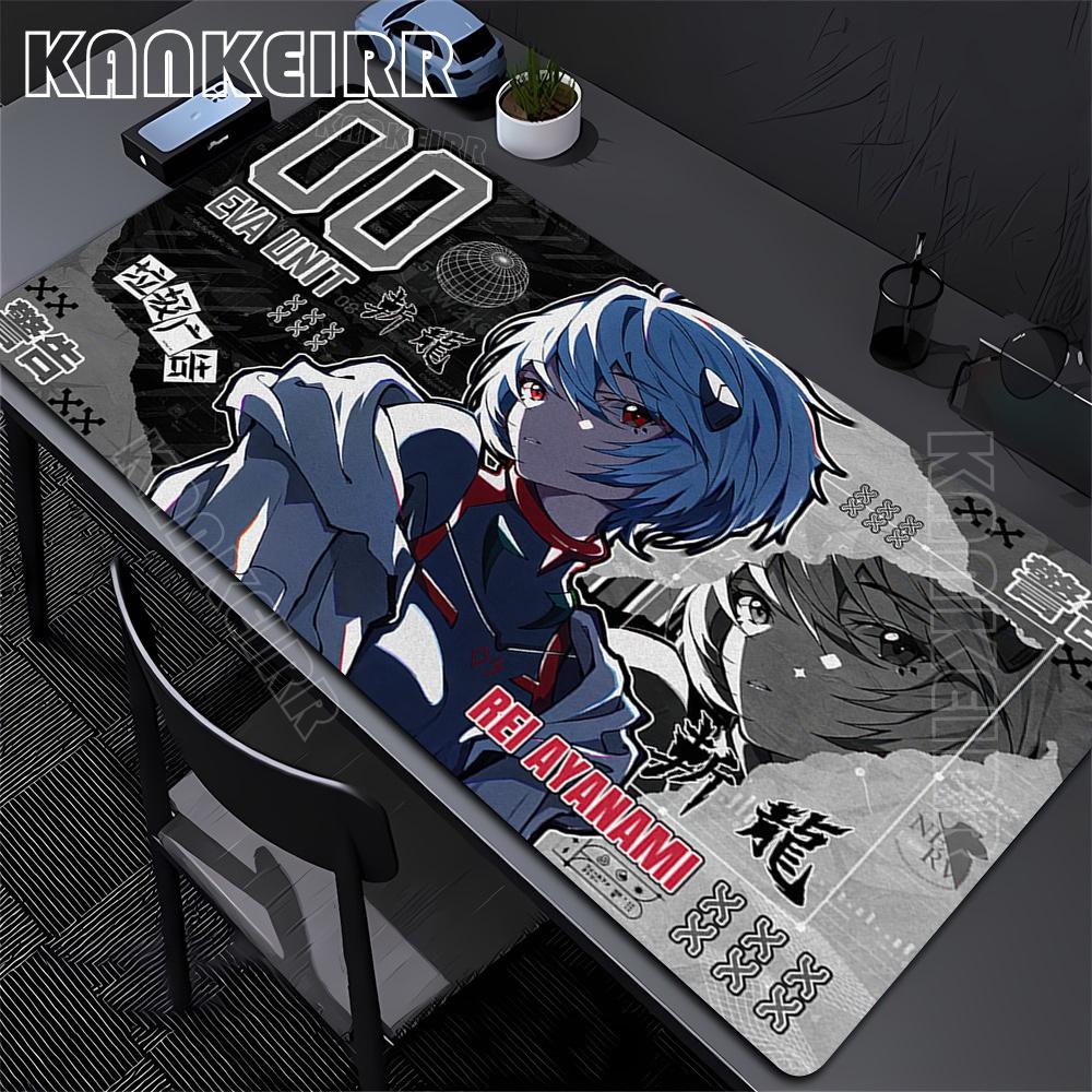Mousepad XXL Large Evangelions Mouse Pads Pc Accessories Gaming Mouse Mat Office Computer Keyboard Desk Mat Anti-slip Big Carpet