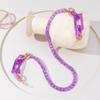 Fashion Multi-colored Glasses Chain Chain Geometric Chain Chain Chain Acrylic Resin Chain