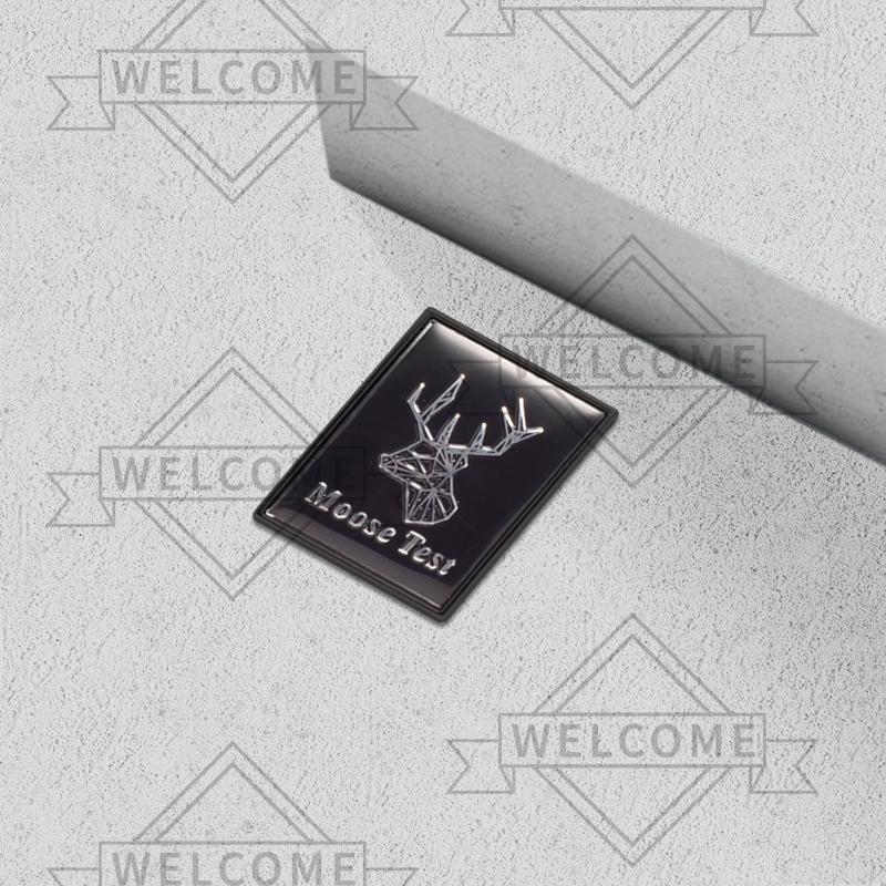 3D Car Stickers R Design AWD Moose Test Emblem Auto Body Badge Trunk Decal For Volvo XC90 XC40 S60 S90 V60 V90 XC60 Accessories