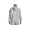 Under Armour Rival Solid Logo Patch Kangaroo Pocket Hoodie Long Sleeve Men Tops Grey 1373371-011