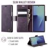 Für Samsung Galaxy Z Fold7 5G Hülle CASEME 033 Serie RFID-blockierendes Portemonnaie Ständer Kalbslederstruktur Handyhülle