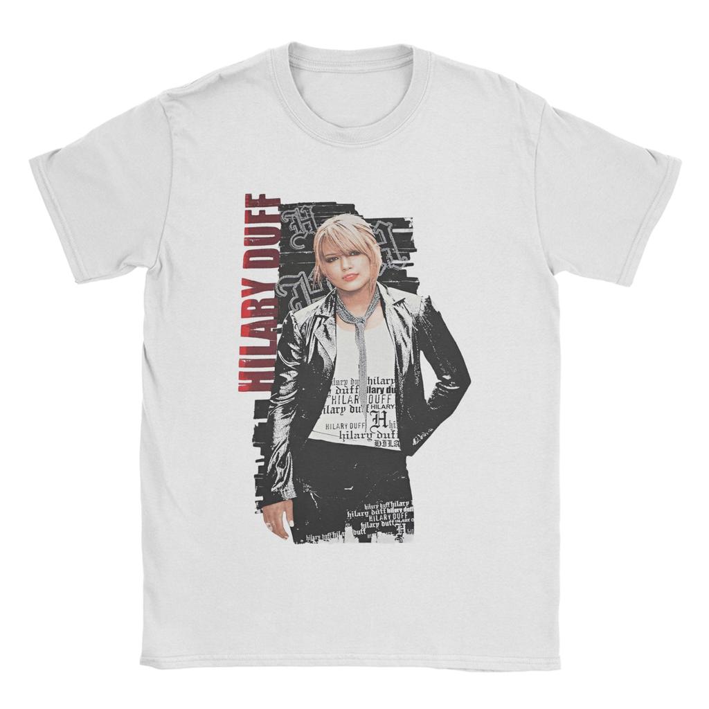 Unisex Women New Arrival Hilary Duff Tee T Shirt 100 Cotton Tshirts Clothing