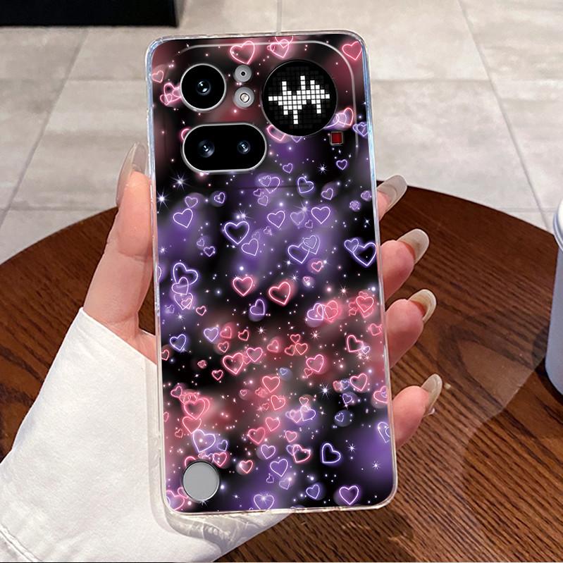 Für Nothing Phone 4a Pro Hülle Klar Luxus Niedlich Liebes Hase Lustig TPU Weiches Silikon Rückseite Für Nothing Phone4A Pro Gehäuse