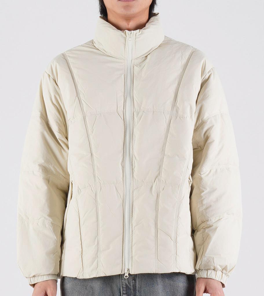 Button Seoul [Duck Down 80/20] Two-Way Lightweight Duck Down Quilted Jacket (Ivory)