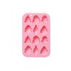 12-piece Set Of Festive Christmas Tree Shaped Baking Molds Perfect For Holiday Cakes And Chocolates