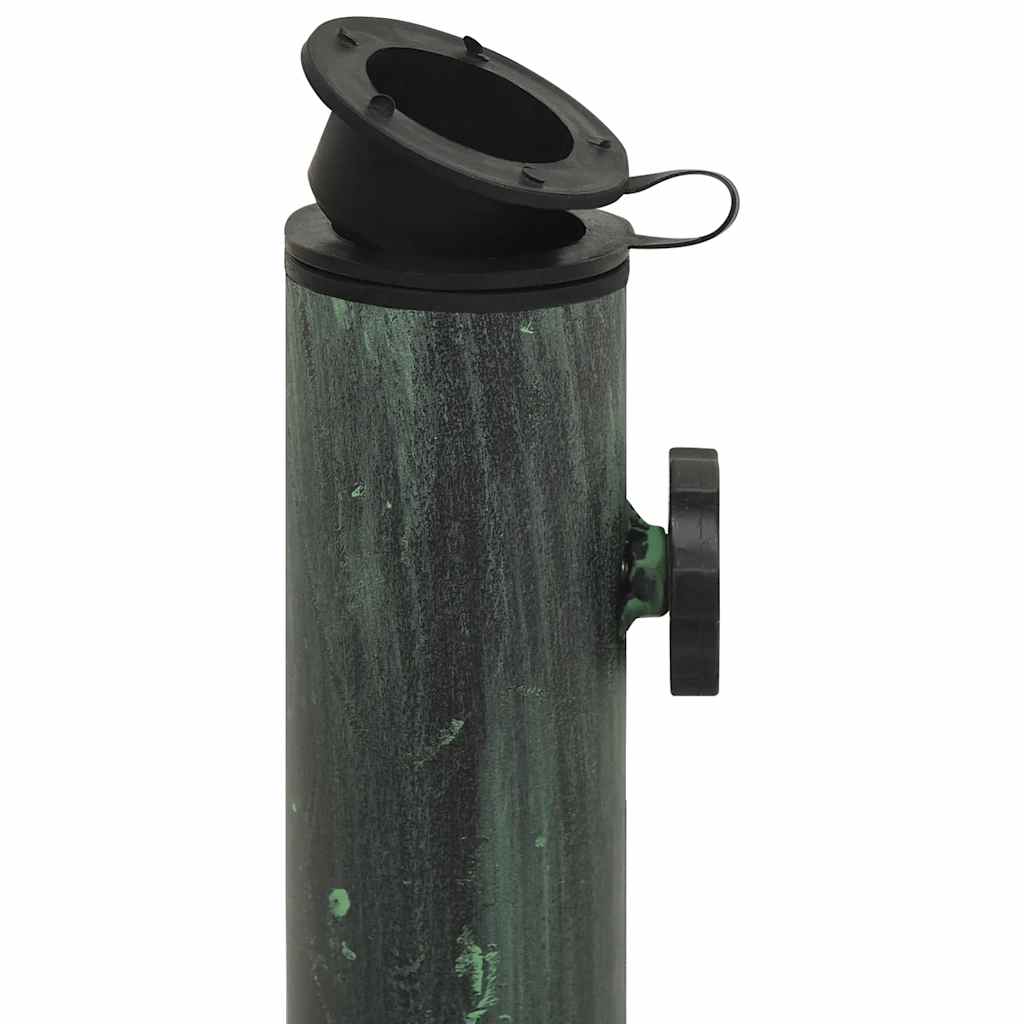 Vidaxl Podstawa Pod Parasol, Zielona, 44X44X31 Cm, Żeliwo