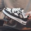 Luxury Men's Spring and Autumn 2024 New Versatile Design Feel Casual Shoes Youth Thick Sole Anti Slip Sports Board Shoes