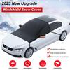 Upgrade Windshield Sunshades Magnetic Car Front Windscreen Cover Automobile Sunshade Snow Sun Shade Waterproof Exterior Covers