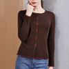 Korean Style Long-sleeved Bottoming Shirt Tops for Women, Versatile Fall Slim-fitting Inner Wear Outer T-shirts