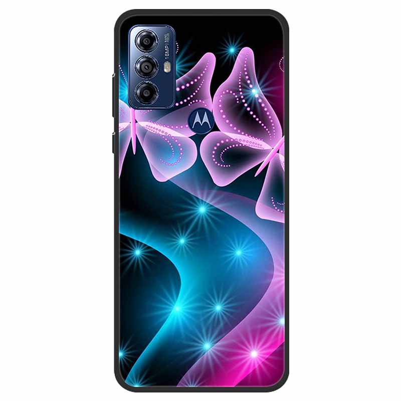 Für Motorola Moto G Play 2023 Hülle Weiche Silikon-Rückseite für Moto G Play 2023 Hülle GPlay 2023 Schwarze Handyhülle