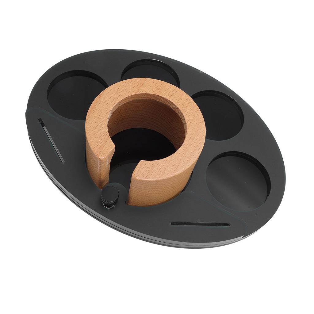 Coffee Tamping Station Organizer Coffee Portafilter Holder for 51mm 53mm 54mm 58mm Portafilter
