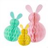 Easter Bunny Hexagon Hanging Decor, Cute Paper Set, Classroom Window, Party Display