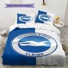 Brighton Pattern Bedding,Quilt Set Quilt Cover Pillowcase Home Birthday Gift (1 * Duvet Cover + 2 * Pillowcase, Without Core)