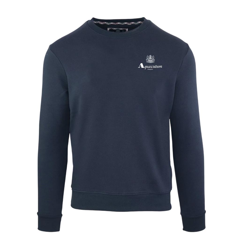 Sudadera Aquascutum para Hombre con Cuello Redondo de Corte Regular