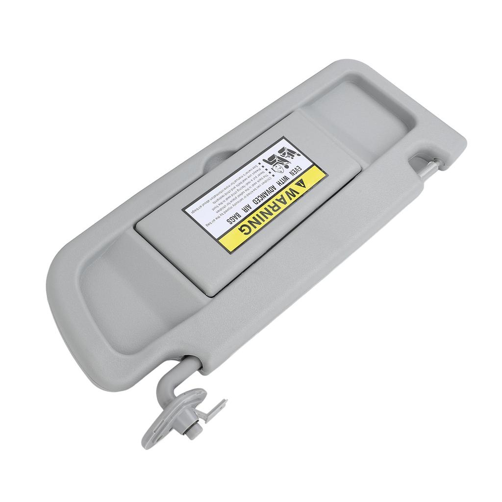 Sun Visor Grey Anti Glare Clear Mirror Sun Shielding Visor with Sun Visor Clip for Civic 2006 To 2011 Right Passenger
