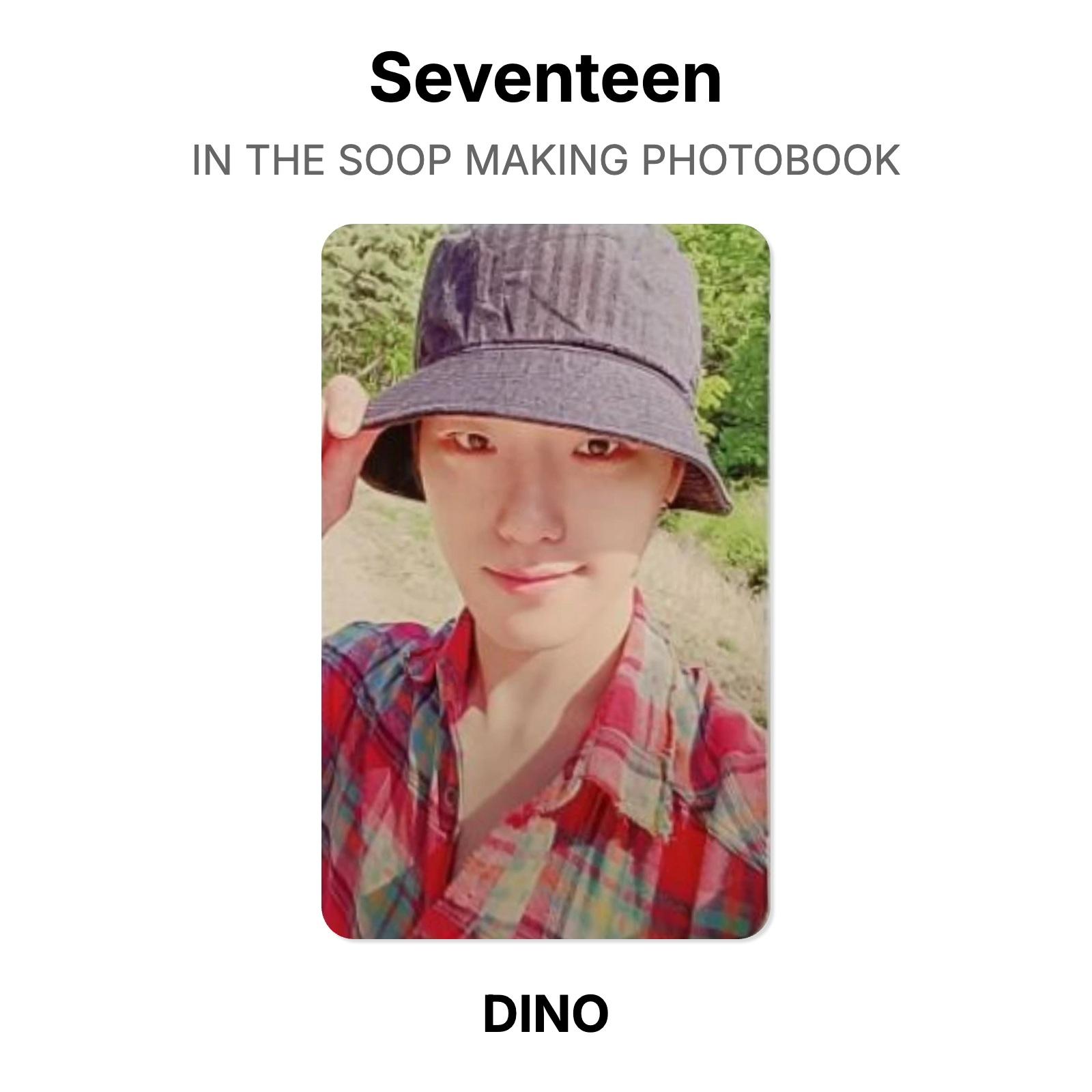 Seventeen IN THE SOOP MAKING PHOTOBOOK Official Photocard DINO