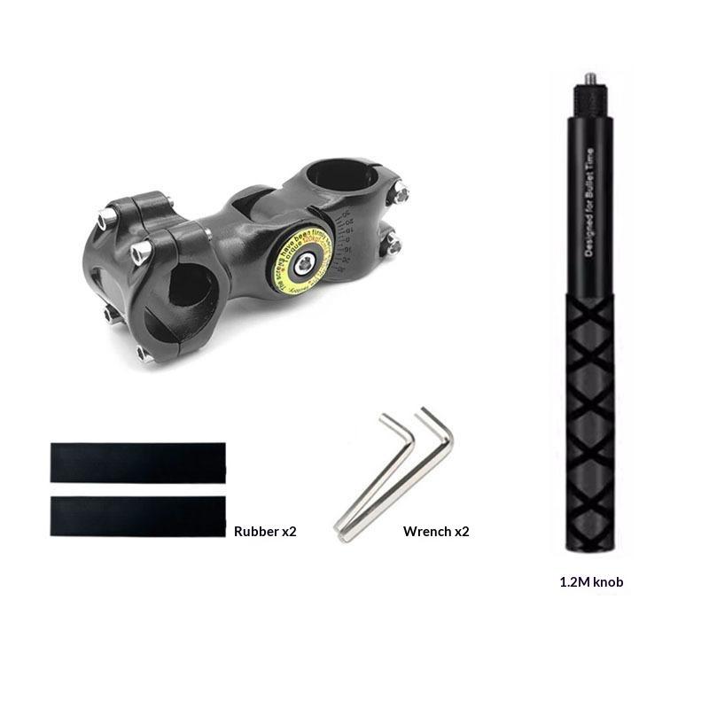 Motorcycle Handlebar Mount Invisible Adjustment Selfie Stick Bicycle Monopod For Action Cameras And Mounting Accessories