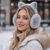 Foldable Cat Ear Muffs Anti-freeze Ear Covers Cute Windproof Earmuffs  winter