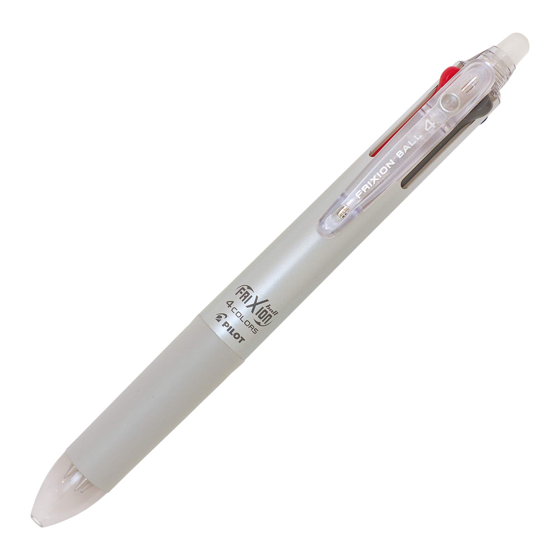 

Pilot ballpoint pen Frixion Ball 4 Slim 4-color 0.38mm [Gradient Silver] LKFB-80U