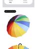 16-Rib Windproof Rainbow Umbrella - Long Handle, Sun & Rain Protection, Perfect for Business & Logo Advertising