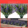 Beautiful Artificial Flowers Plastic Fake Outdoor Garden Plant Uv Resistant Home Decor For Elegant Ambiance