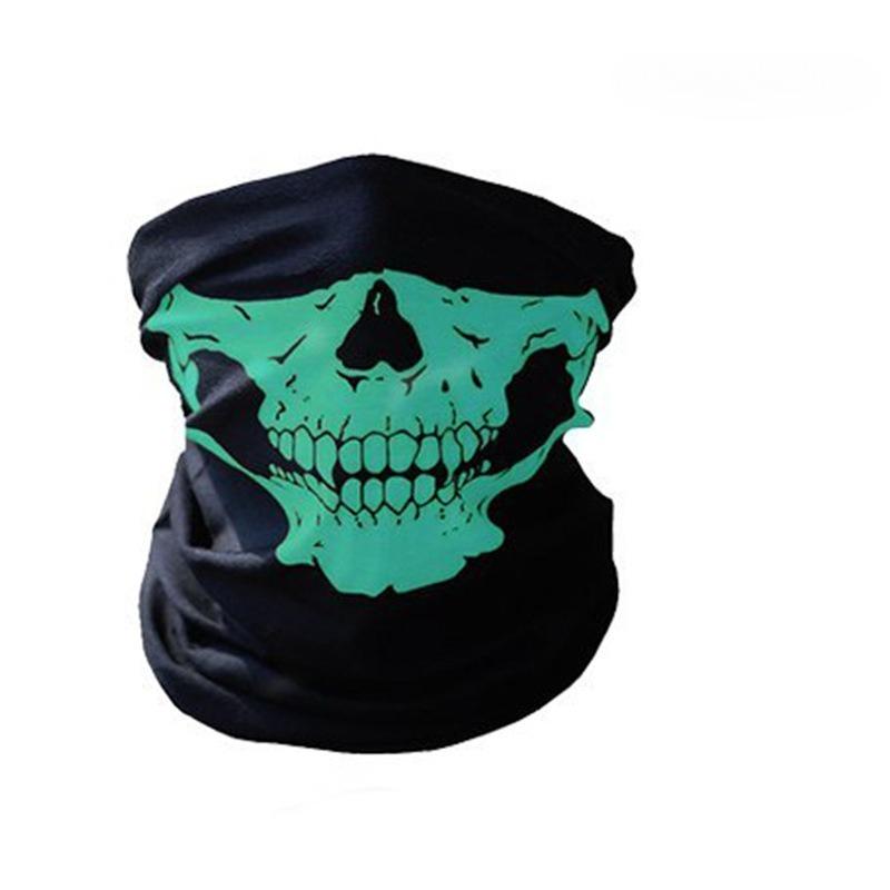 Multi-functional eight Color Skull Bandana Helmet Camping Halloween Neck Face Mask Paintball Ski Sport Headband Hiking Scarves