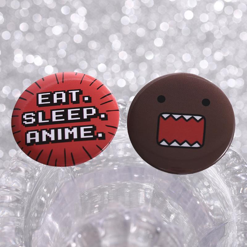 Kreslené plechové odznaky Postava ze hry Kočka Krabička Fanoušci anime Hudební kapela Odznaky na klopu Oblečení Vtipné šperky Dárek pro přátele