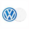 New Hot 2025 New B5 VW For Volkswagen 4Pcs Black/Blue Car Emblem Wheel Hub Center Stickers Accessories For Volkswagen Lavida