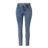 Women Elastic Butto Tassel Loose  Denim Casual Small Feet  Slim Fit Jeans